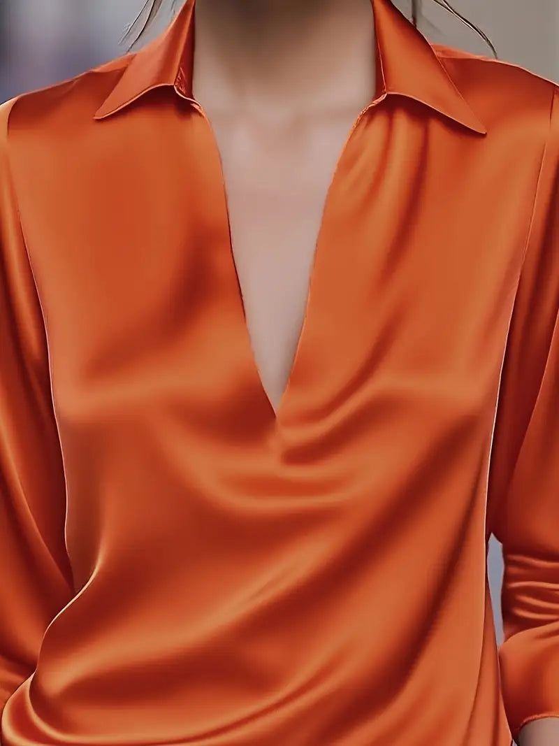 Eliane | Premium V-Neck Blouse for Women