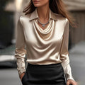 Pietra - Luxurious satin blouse