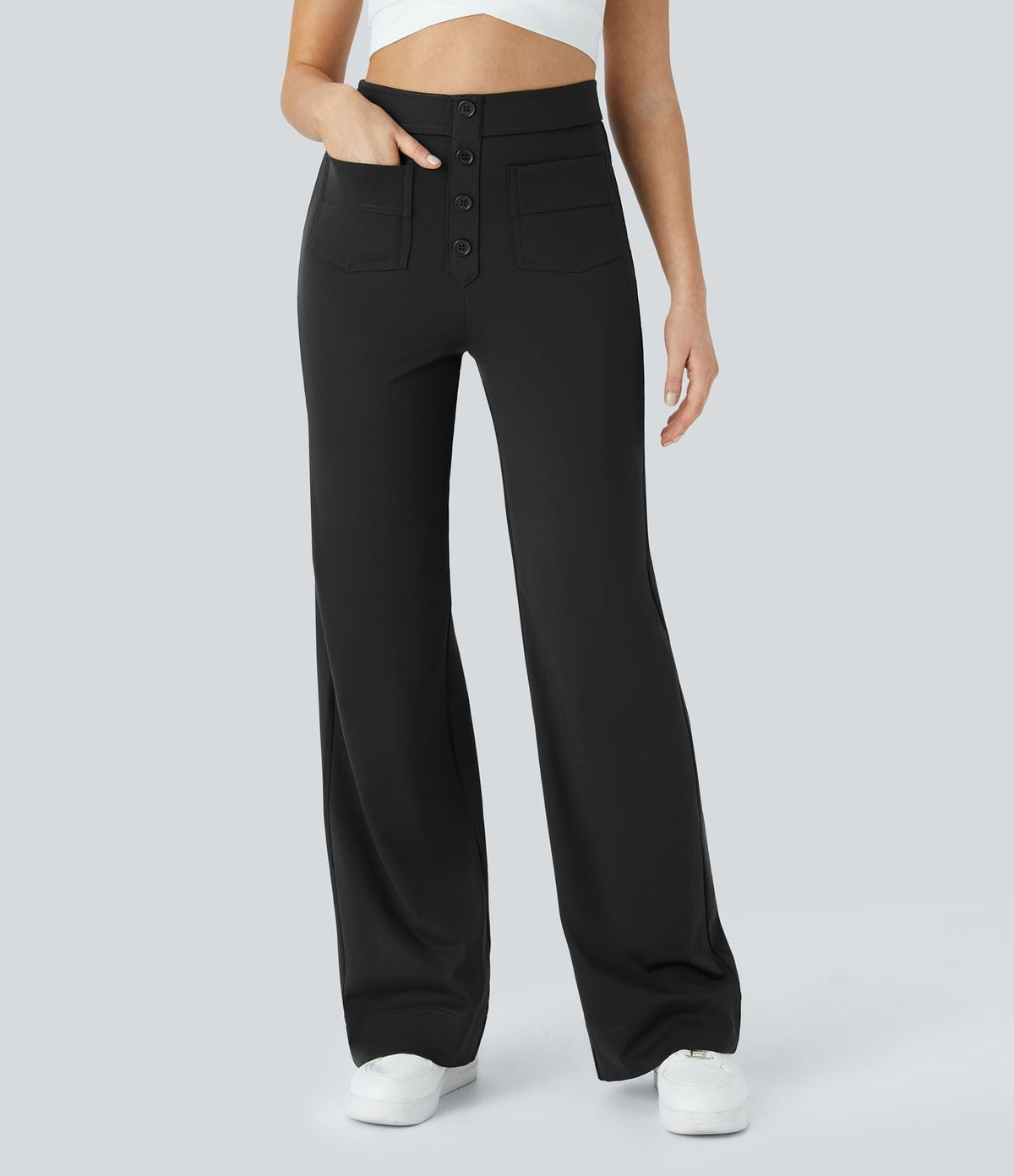 Odette | Relaxed Linen Casual Trousers for Women