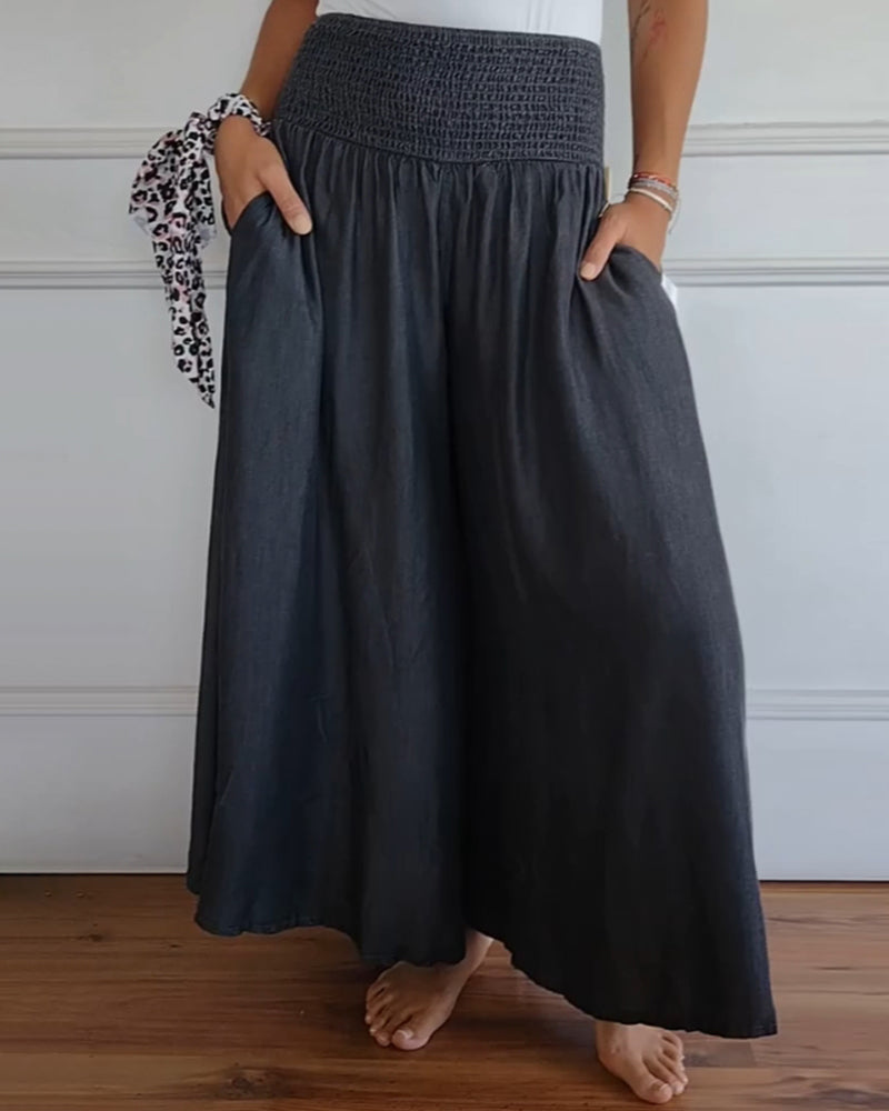 Pascale | Linen Spring Trousers for Women