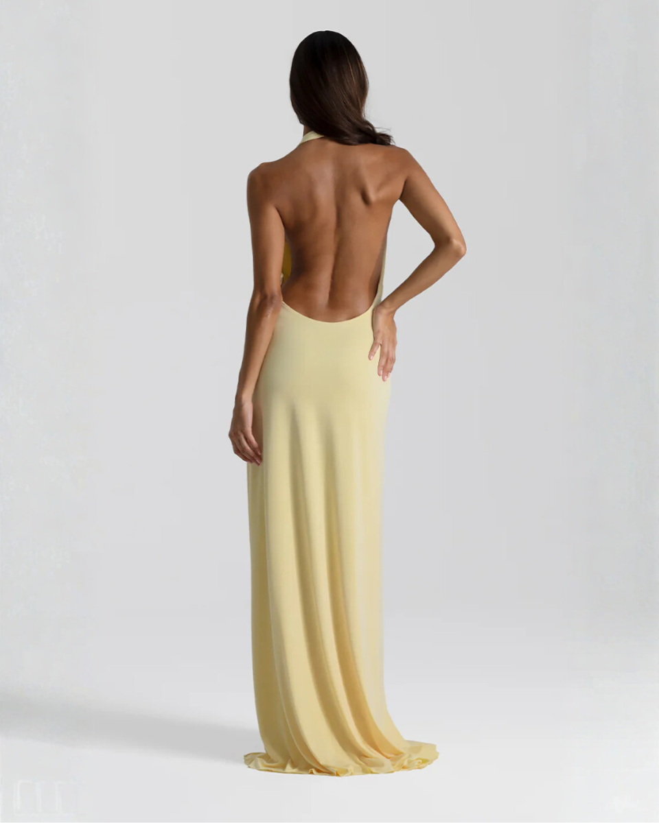 Stella | Backless Maxi Dress