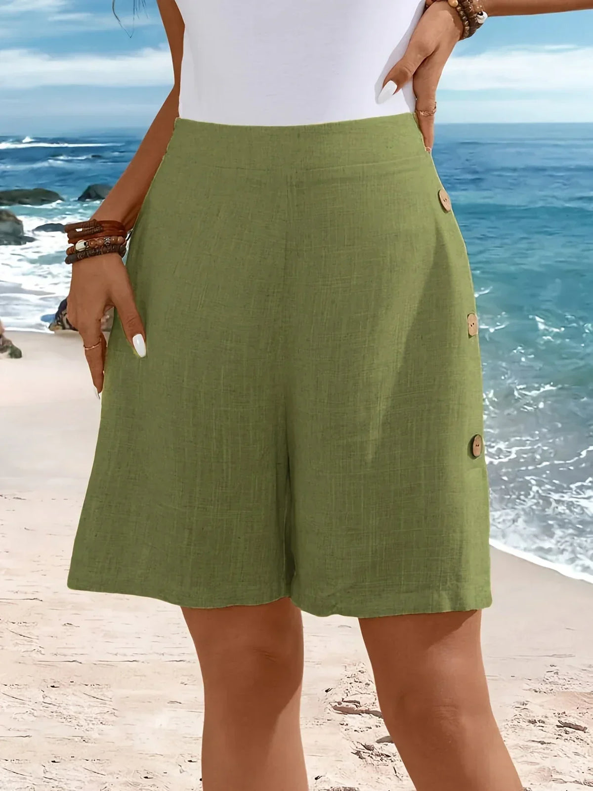 Whitney | Flowy Casual Shorts for Women