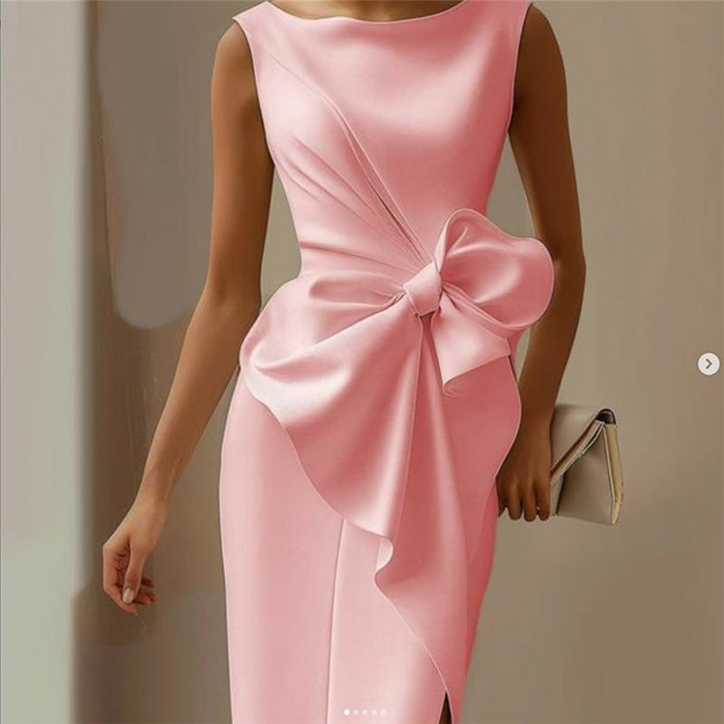 Cordelia | Bow Detail Midi Dress