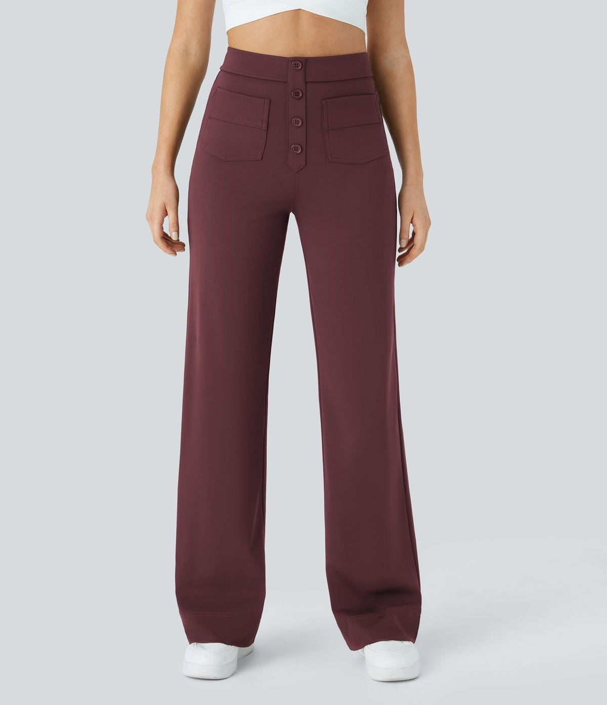 Odette | Relaxed Linen Casual Trousers for Women