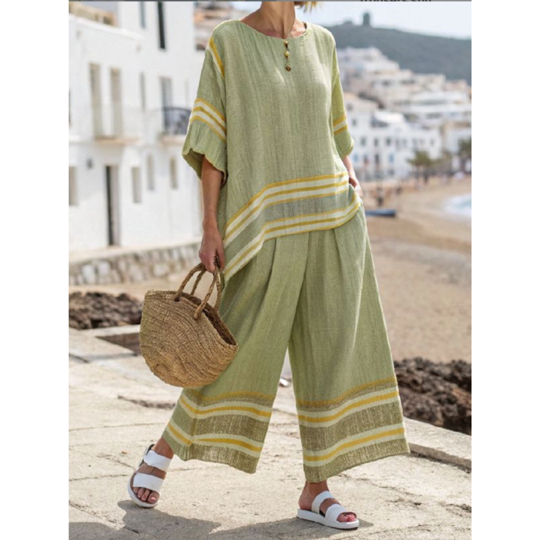 Abbey | Striped Set for Women