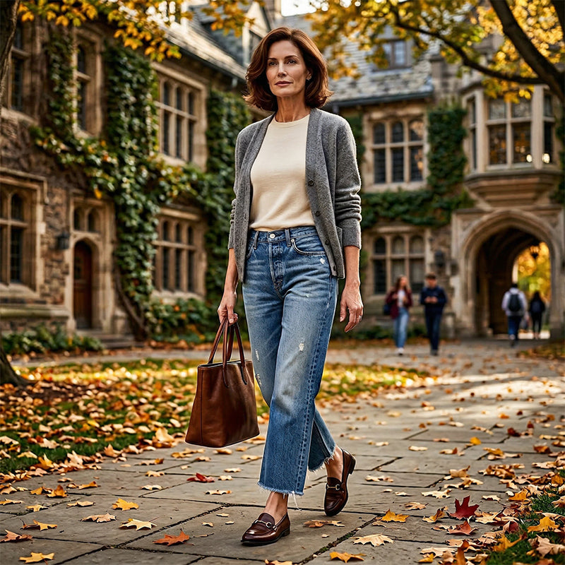 Mathilde | Elegant Cropped Jeans for Women