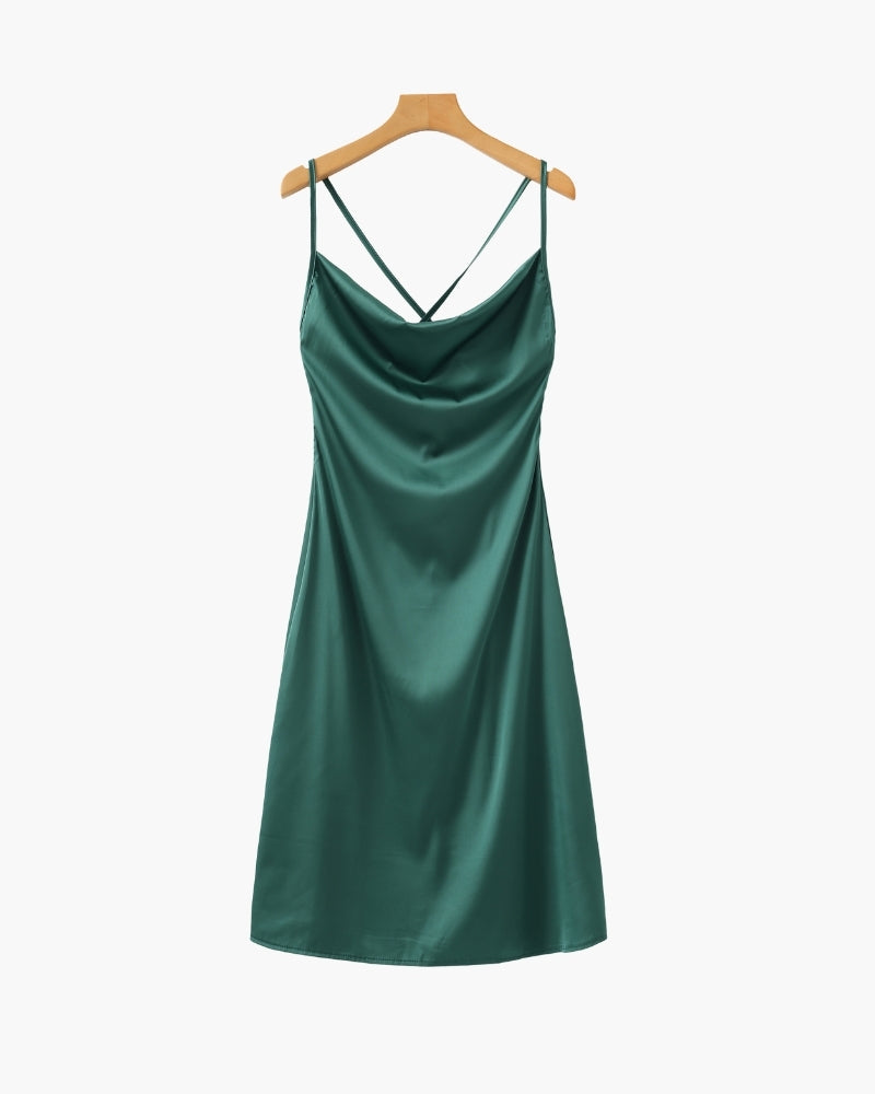 Monica | Satin Slip Dress