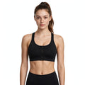 Carly | Front Zip Criss Cross Back Sports Bra