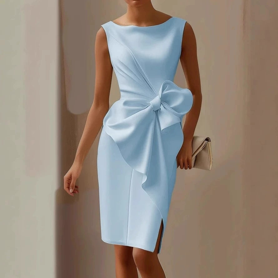 Cordelia | Bow Detail Midi Dress