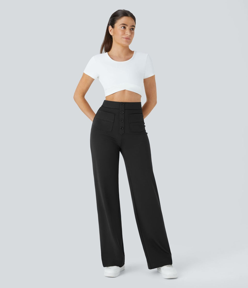 Odette | Relaxed Linen Casual Trousers for Women