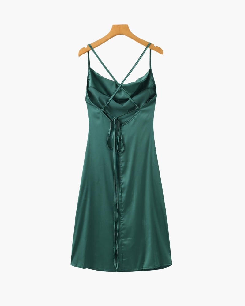 Monica | Satin Slip Dress