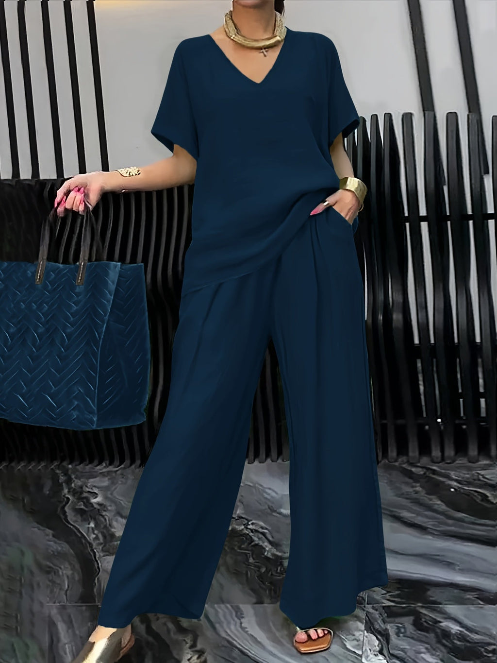 Lunara | Elegant Relaxed Two-Piece Set for Women
