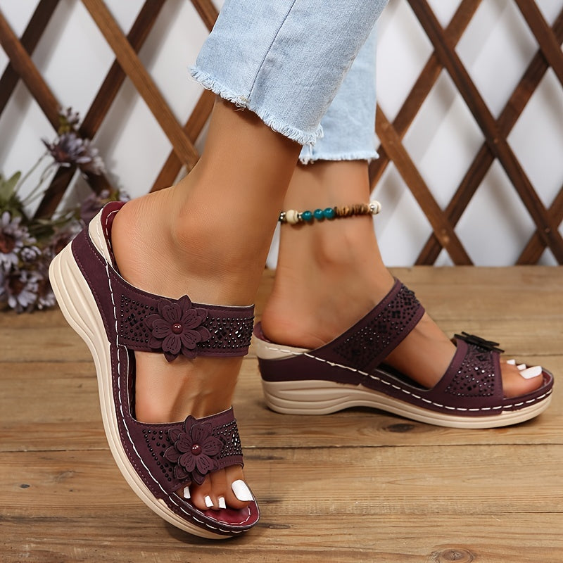 Marisol | Floral Sandals for Women