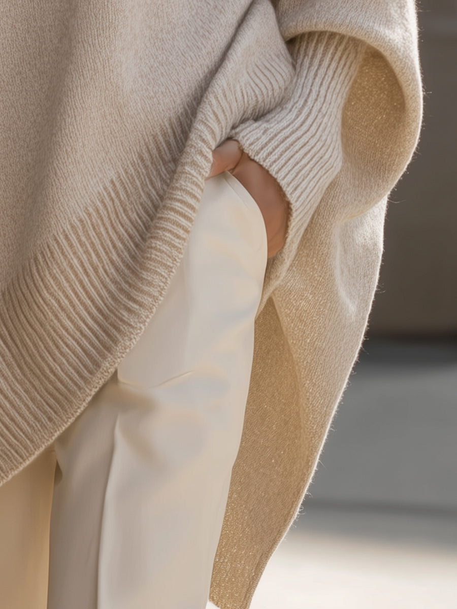 Linette | Luxe Oversized Poncho for Women