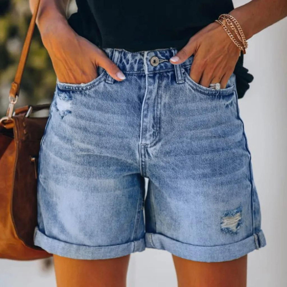 Adele | Tailored Linen Shorts for Women