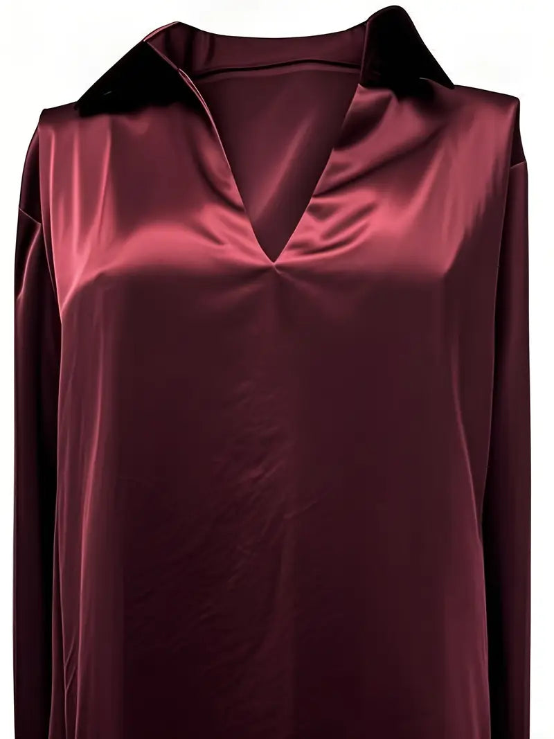 Eliane | Premium V-Neck Blouse for Women