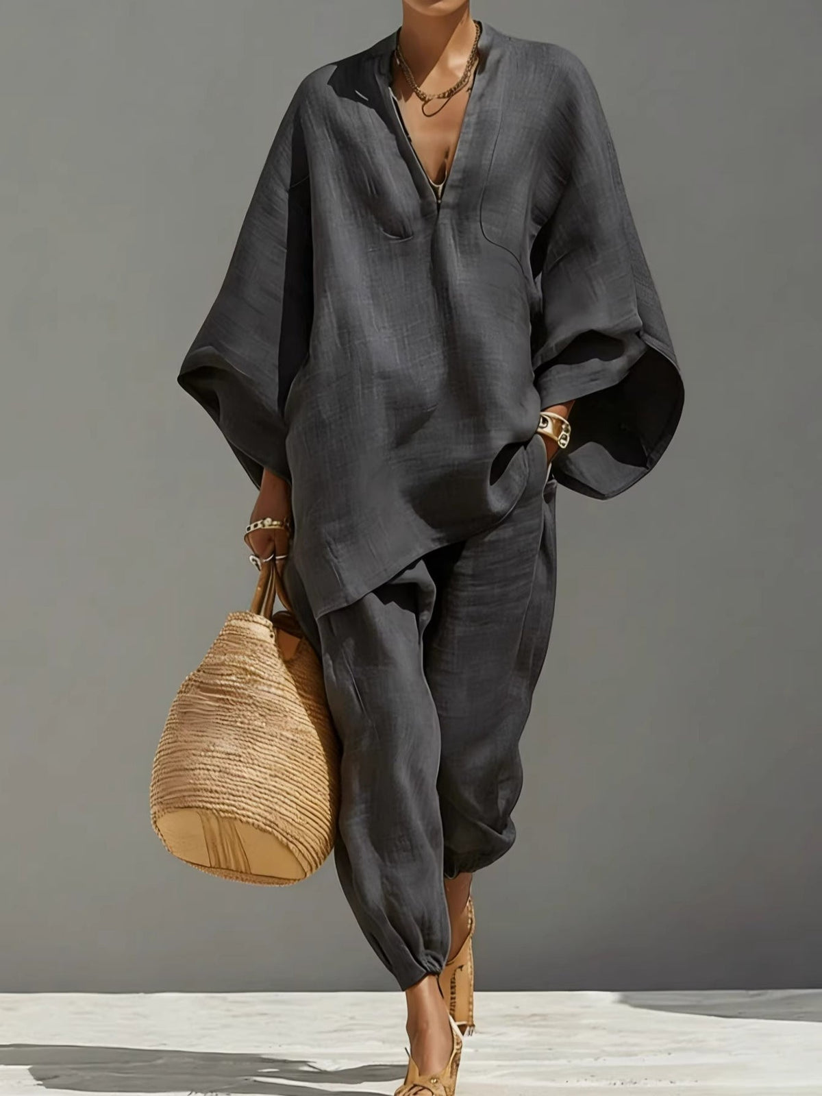 Agata | Batwing Relaxed Set for Women