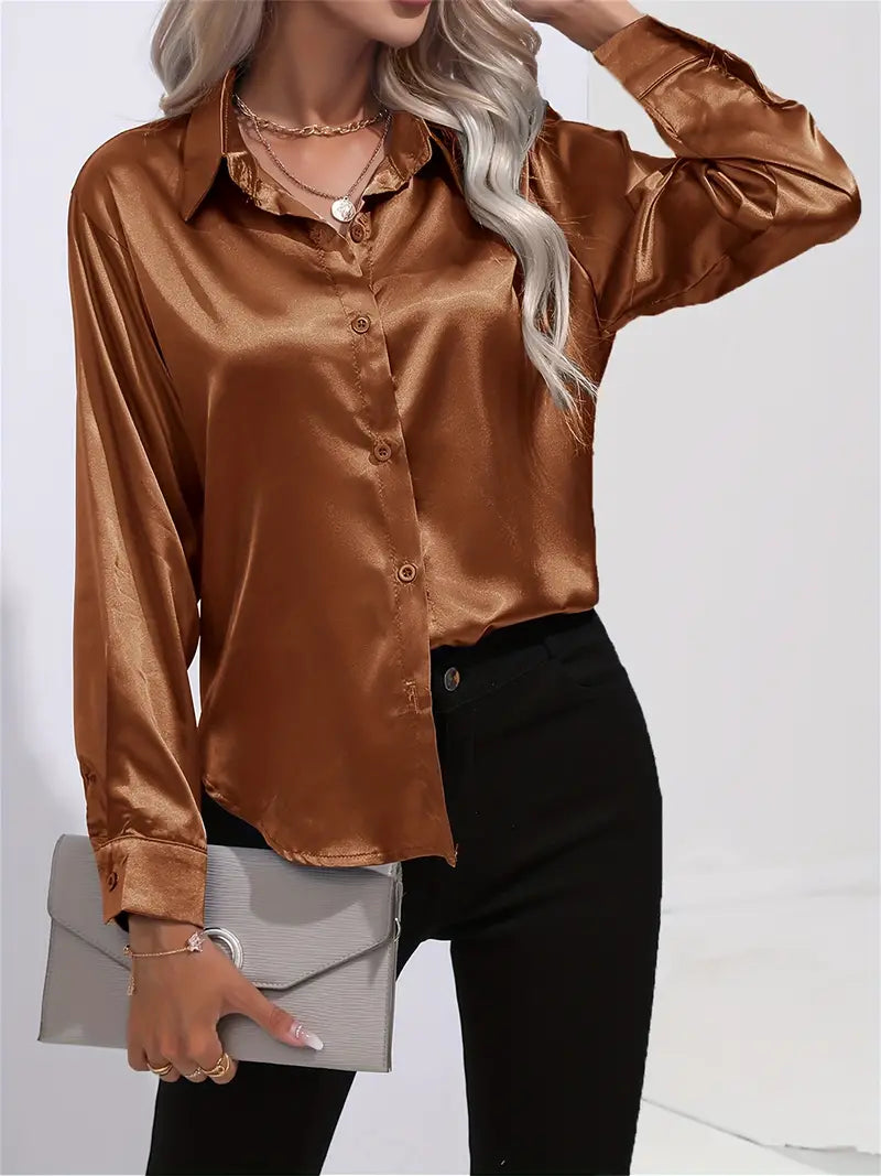 Maura | Satin Top for Women