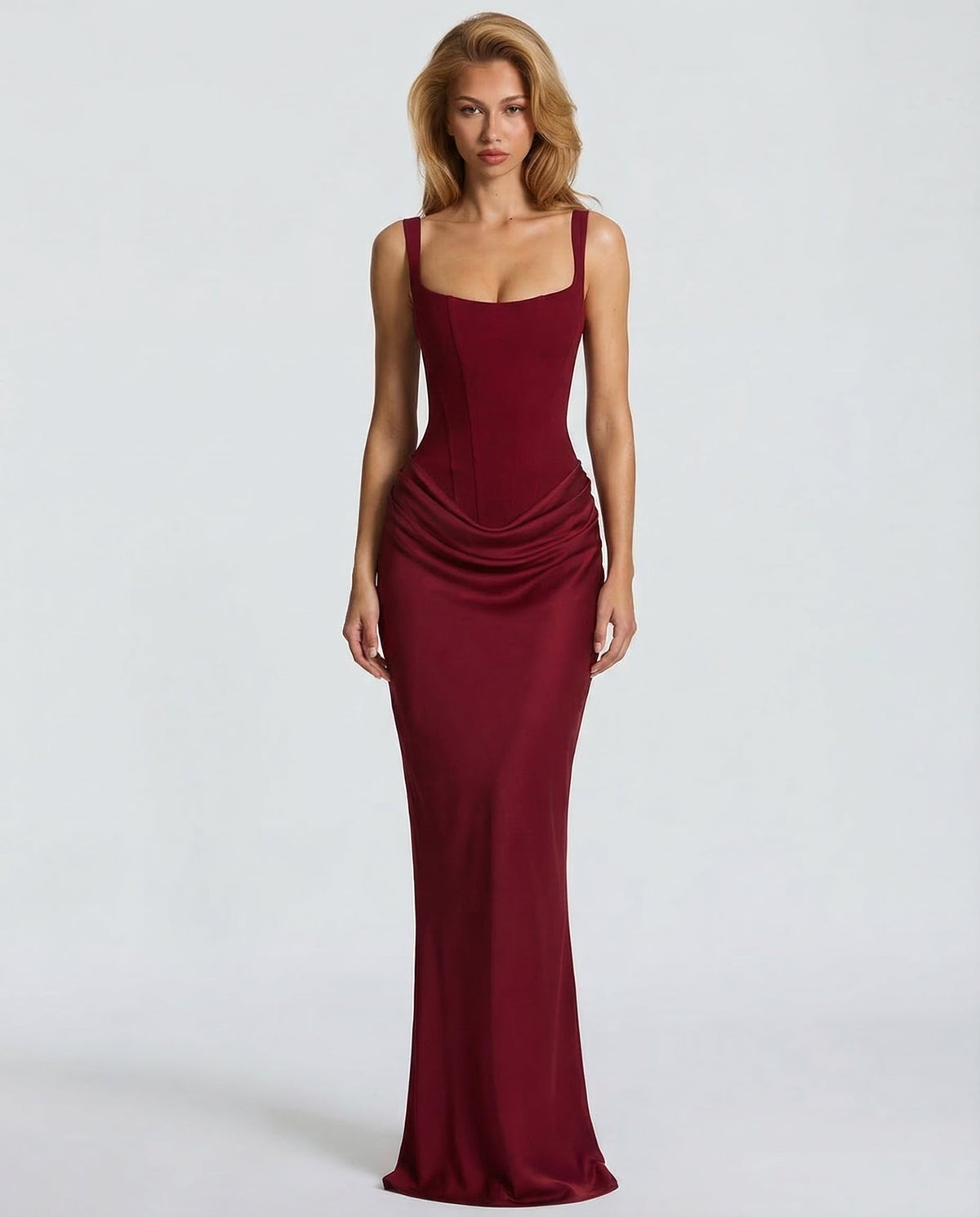 Valentina | Elegant Black Formal Maxi Dress