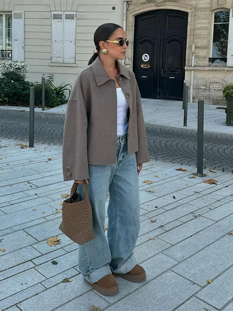 Wren | Short Wool Coat for Women