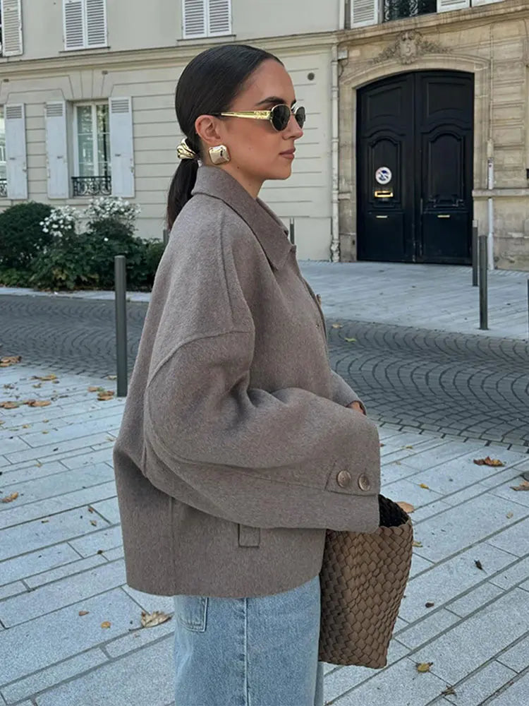 Wren | Short Wool Coat for Women