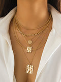 Thea | Layered Gold Chain Necklace