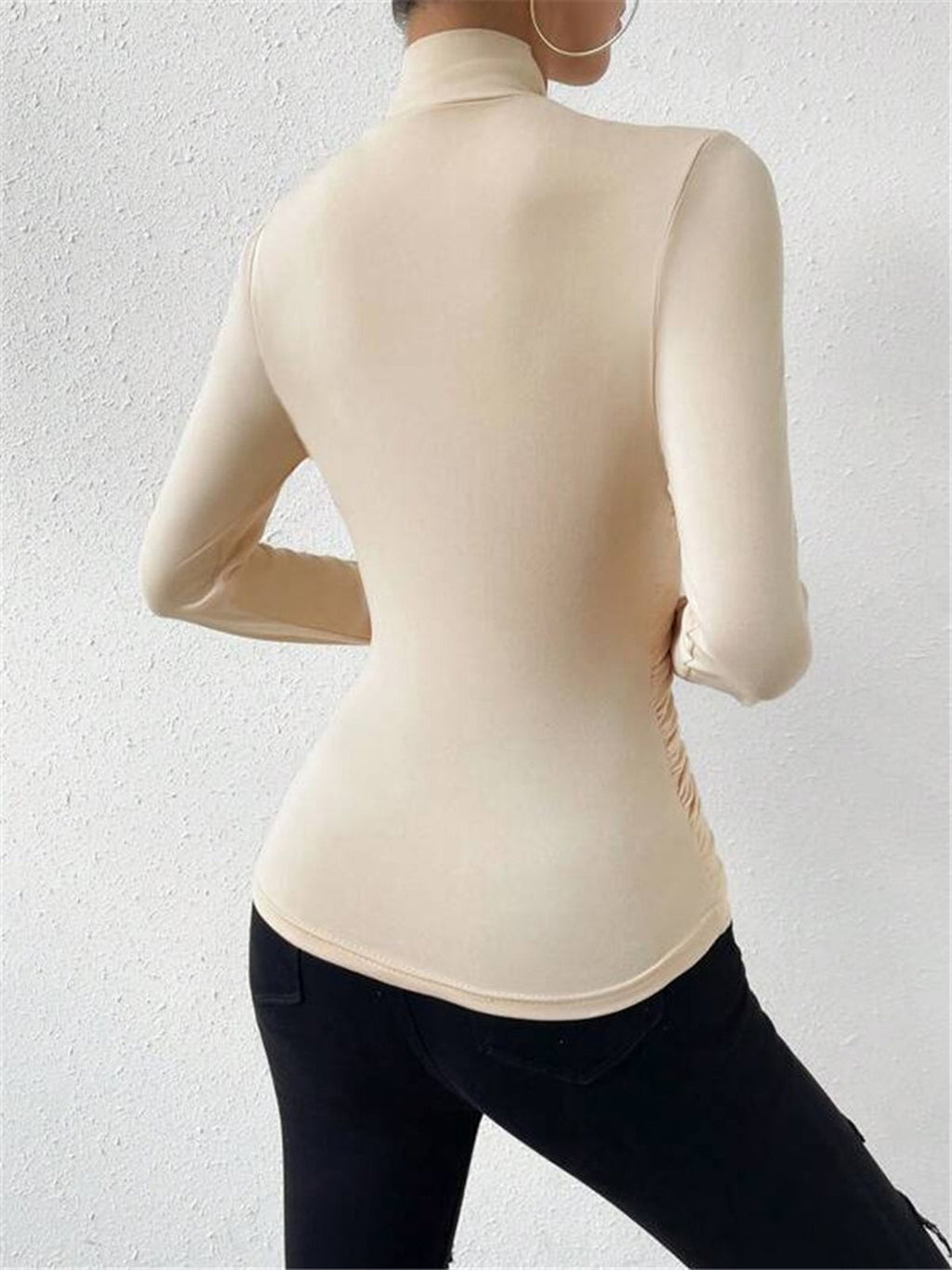 Marcella | Crossover Long Sleeve Top for Women