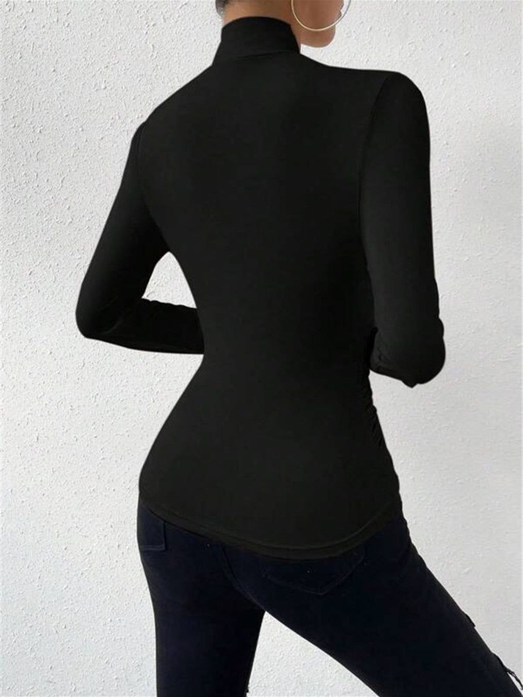 Marcella | Crossover Long Sleeve Top for Women