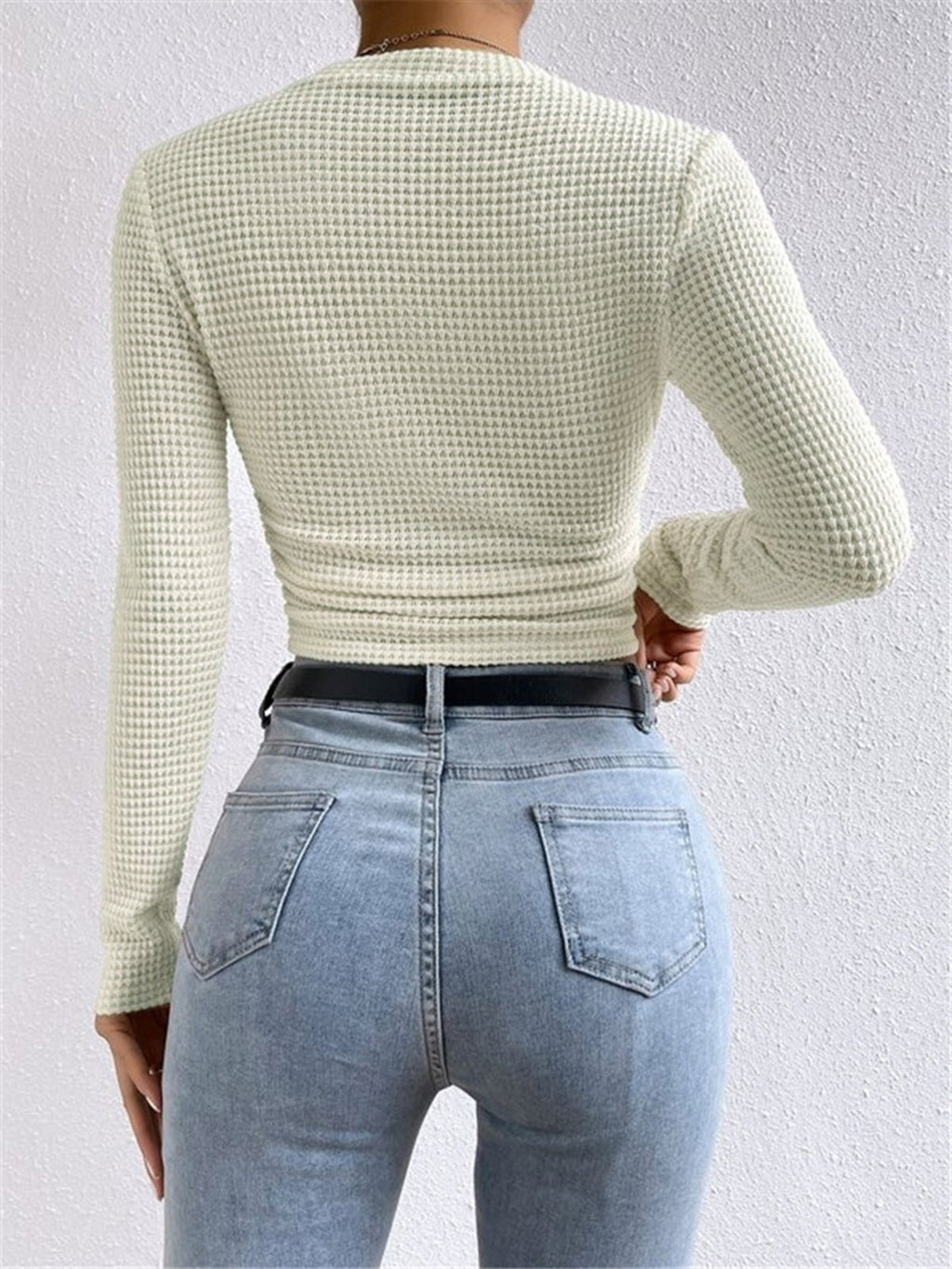 Michela | Knit Long Sleeve Top for Women