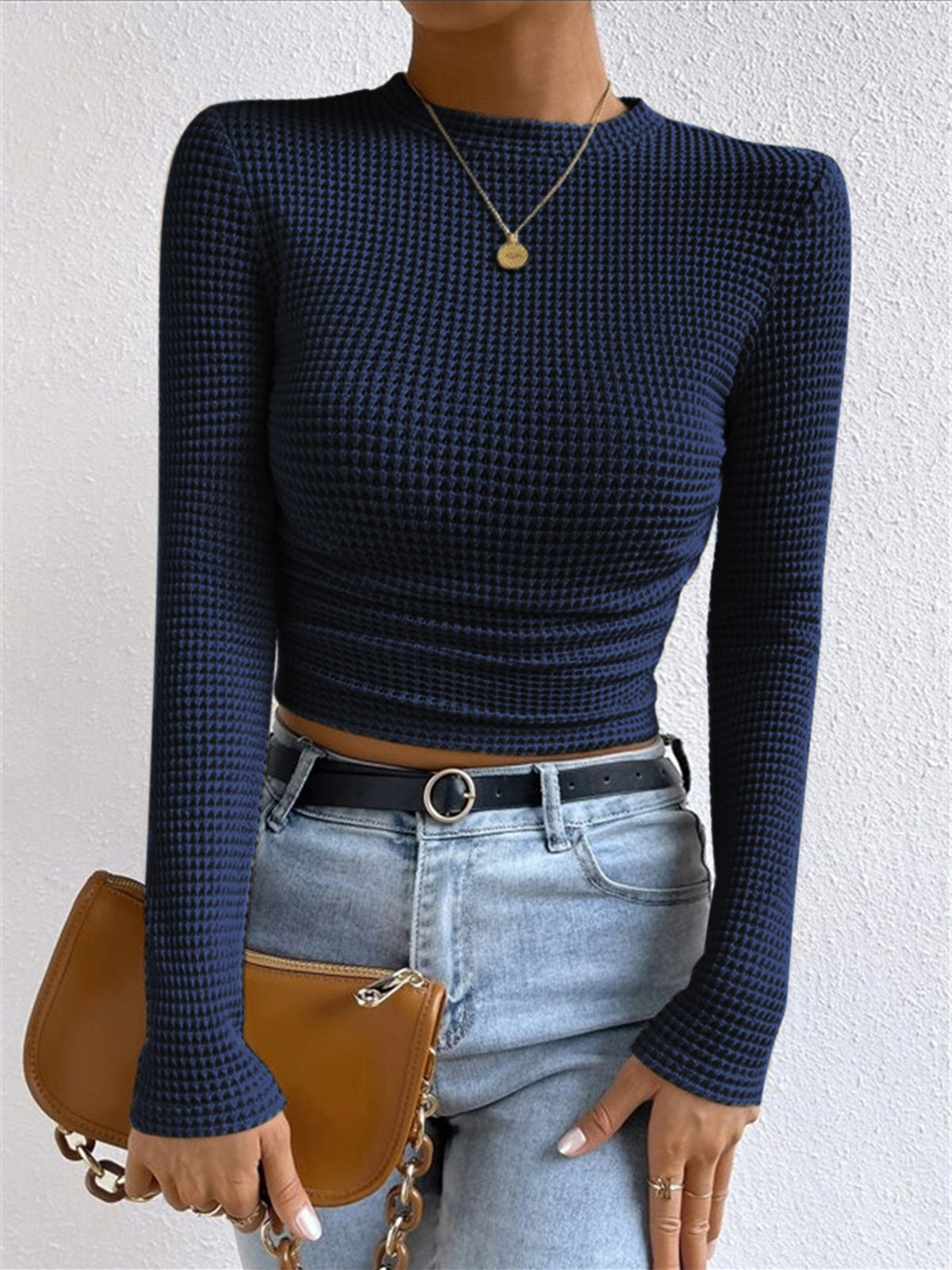 Michela | Knit Long Sleeve Top for Women