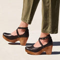 Emilie | Elegant Wedge Heels with Ankle Strap