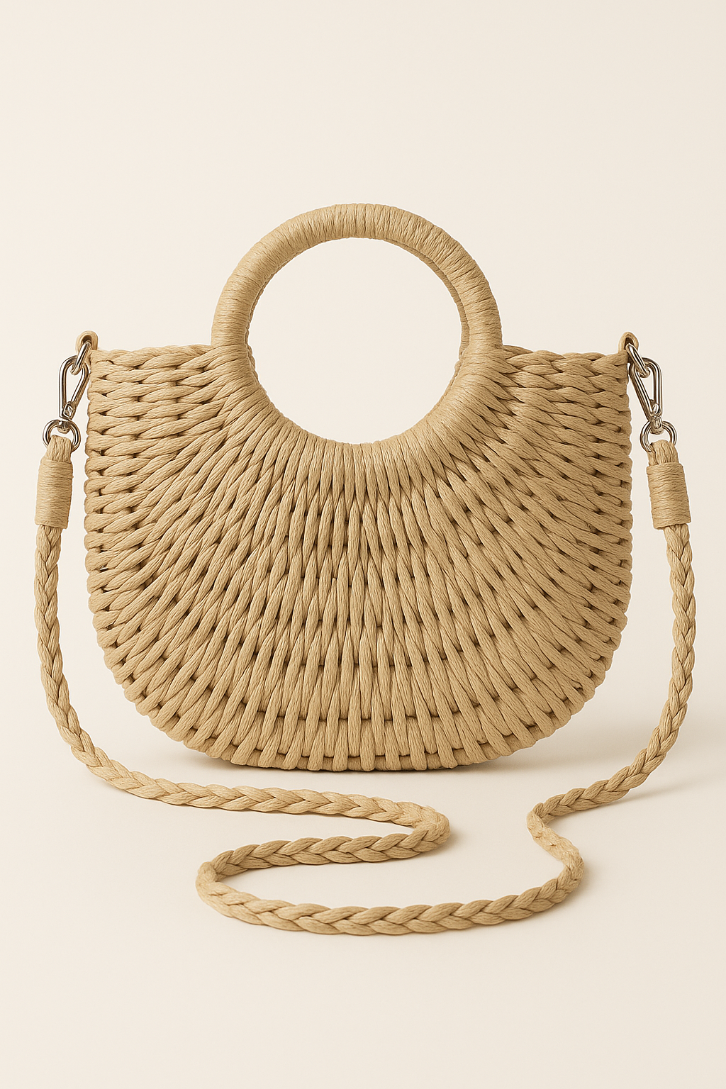 Maureen | Boho Circle Bag with Crossbody Strap for Women