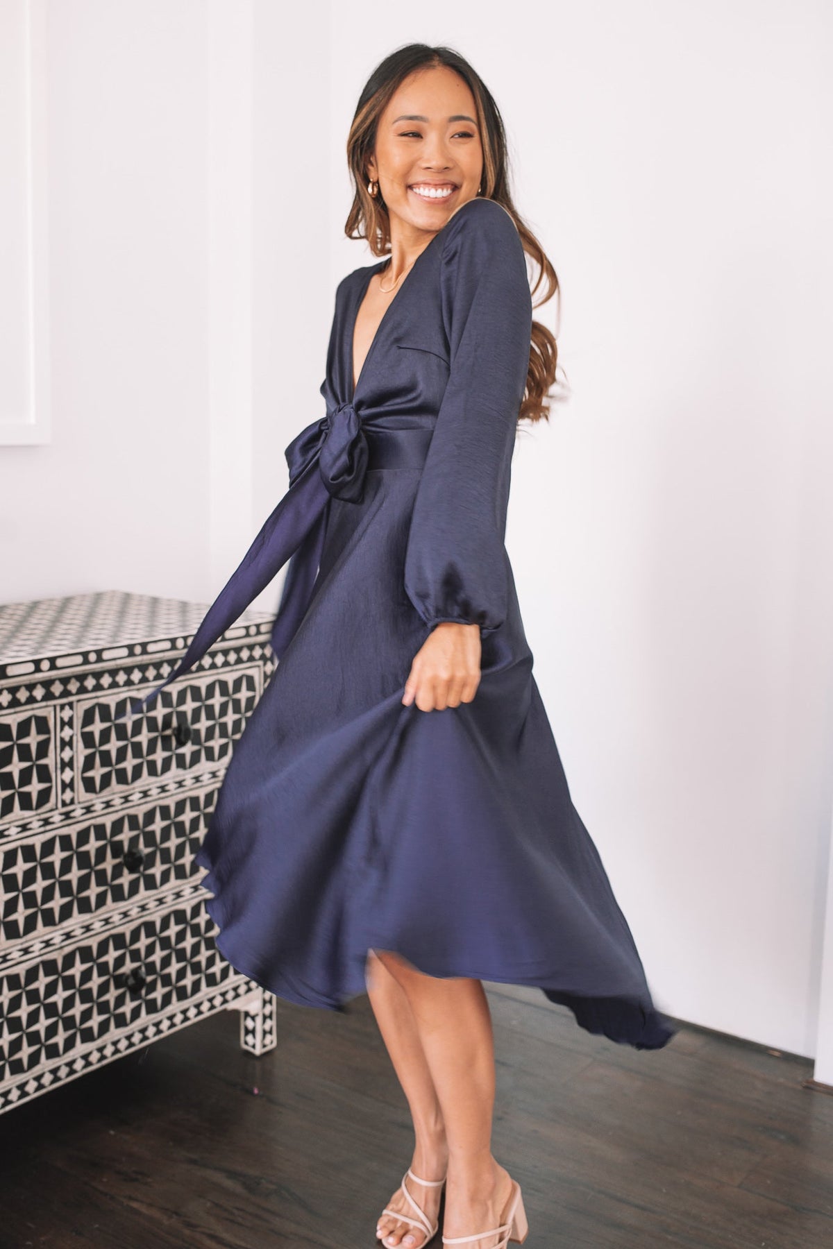 Paola | Navy Formal Maxi Dress