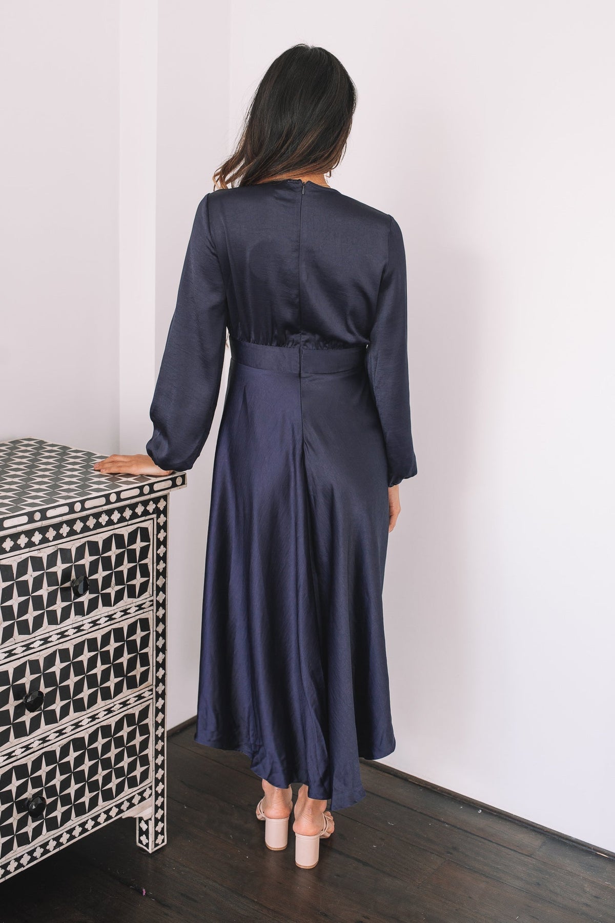 Paola | Navy Formal Maxi Dress