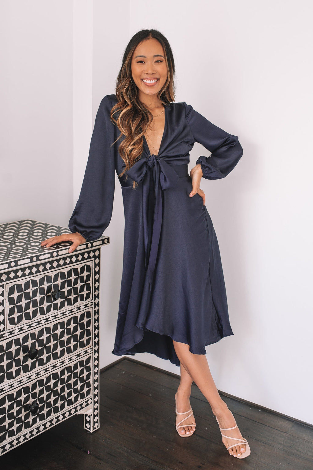 Paola | Navy Formal Maxi Dress