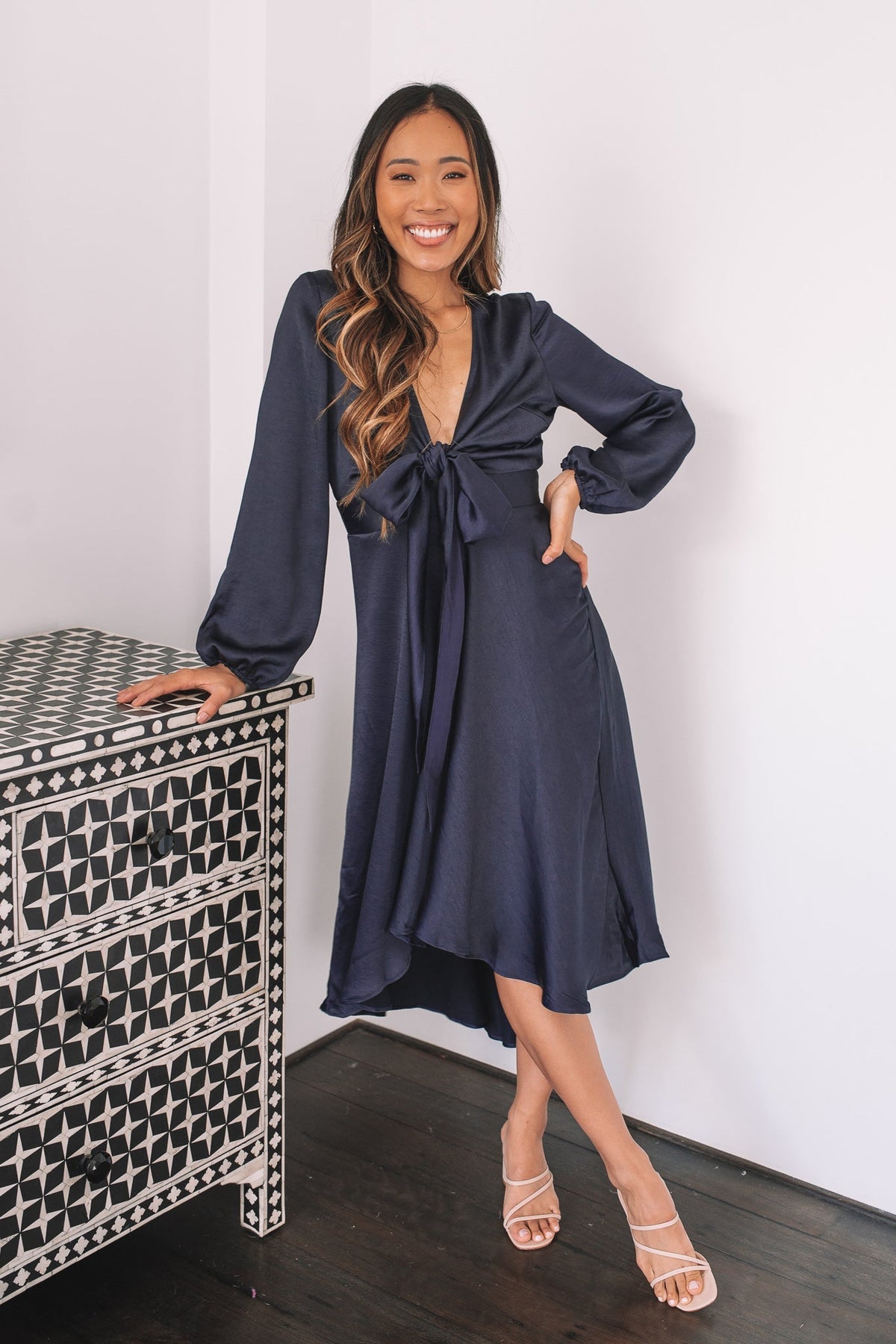 Paola | Navy Formal Maxi Dress