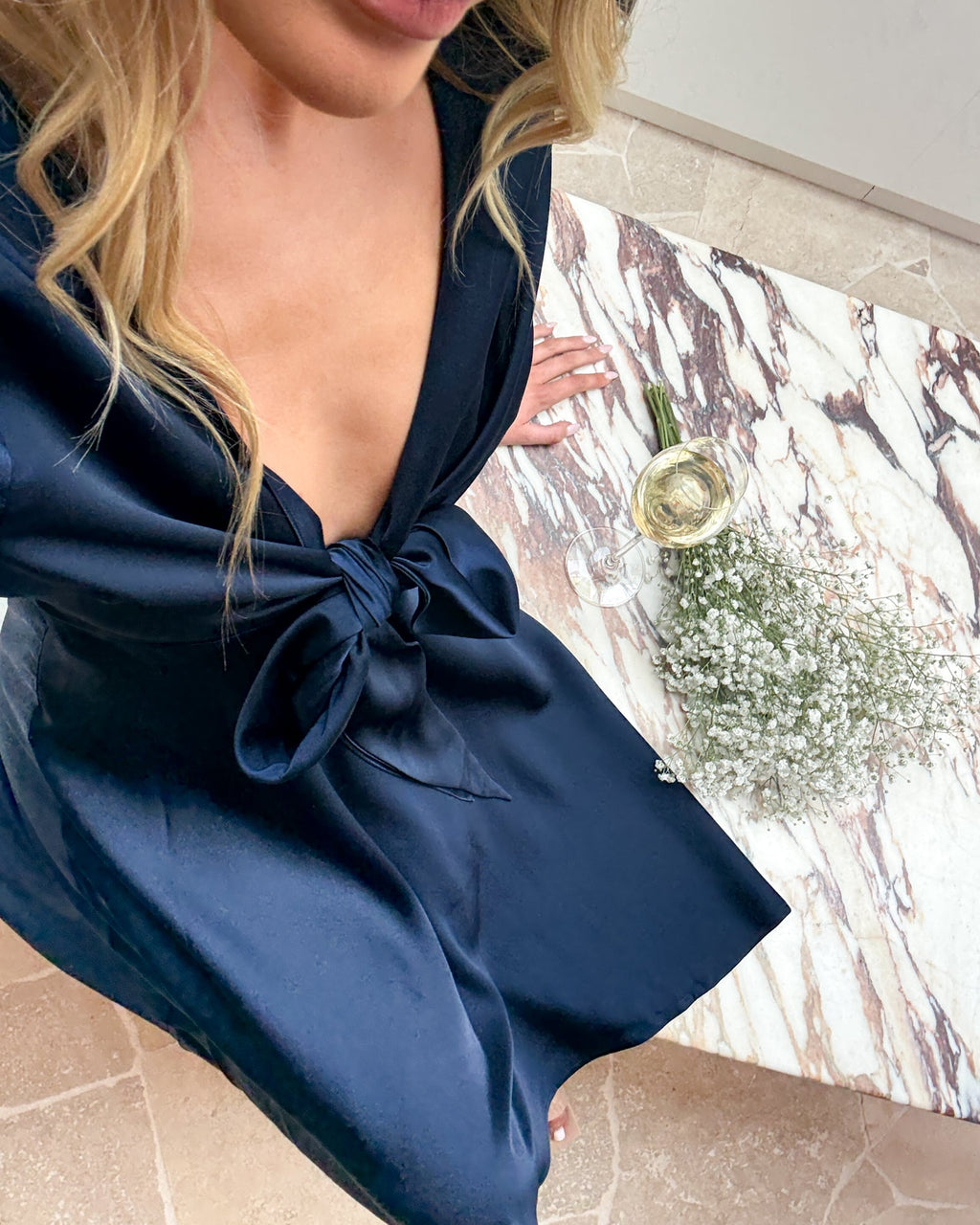 Paola | Navy Formal Maxi Dress