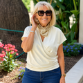 Tessa | Elegant V-Neck Top for Women