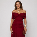 Rosalind | Off Shoulder Maxi Dress