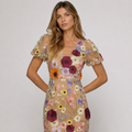 Felicity | Embroidered Midi Dress