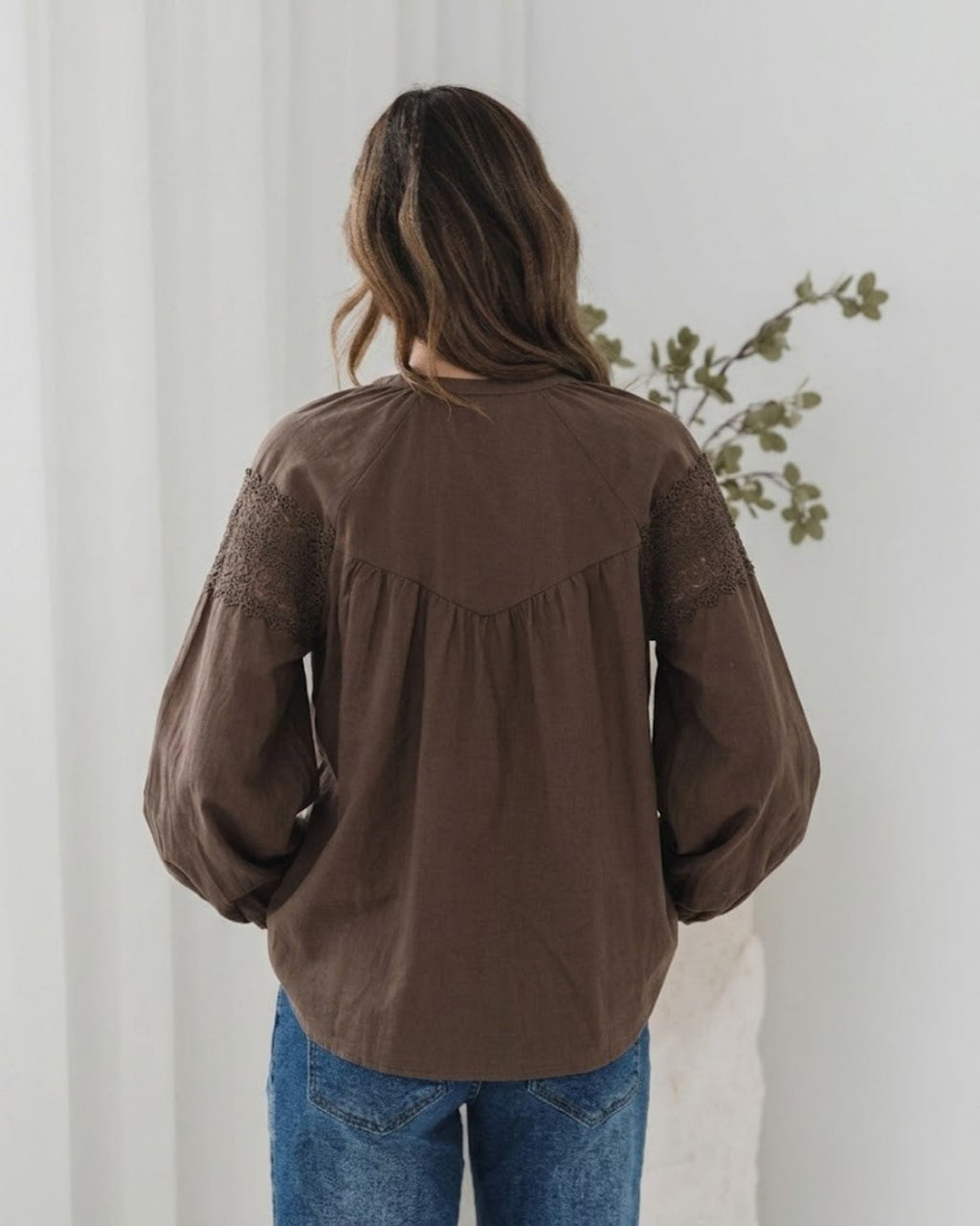 Lorena | Balloon Sleeve Blouse for Women