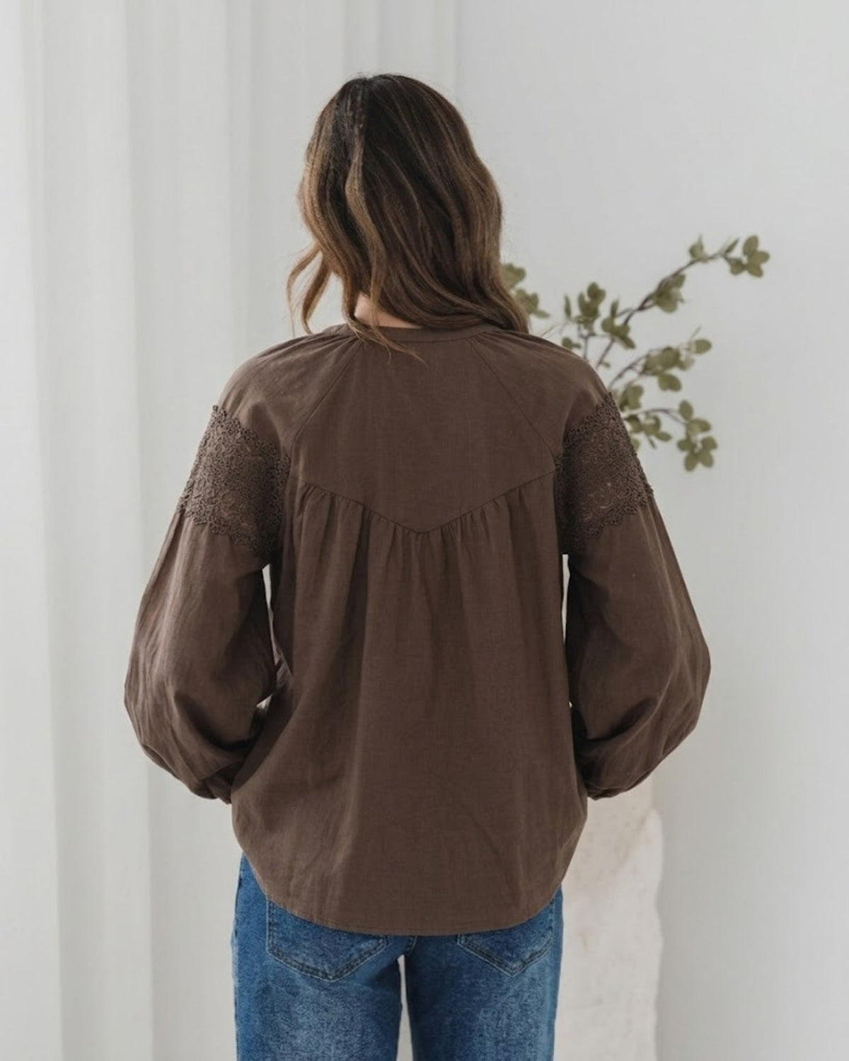 Lorena | Balloon Sleeve Blouse for Women
