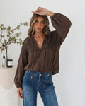 Lorena | Balloon Sleeve Blouse for Women