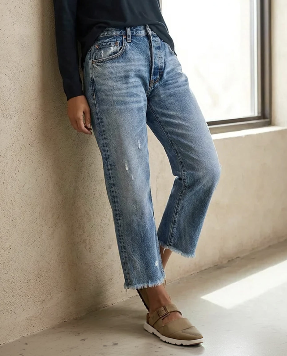 Mathilde | Elegant Cropped Jeans for Women