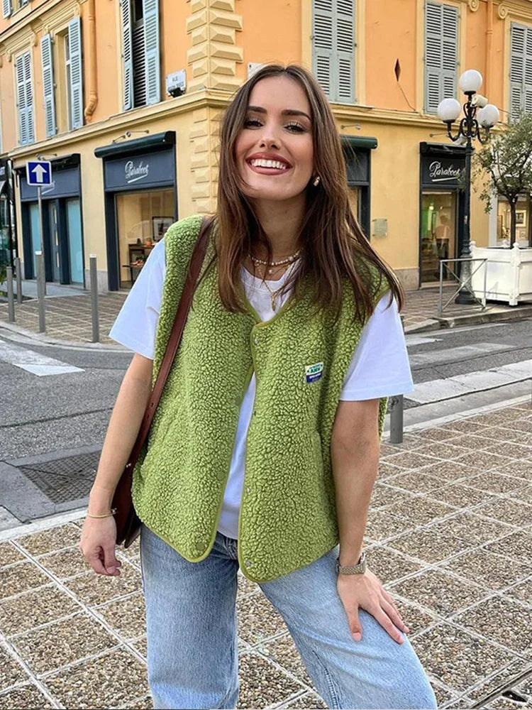 Cleo | Fleece Vest for Women