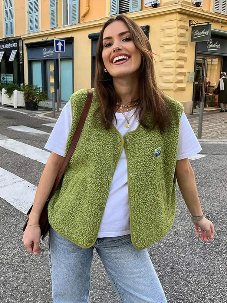 Cleo | Fleece Vest for Women