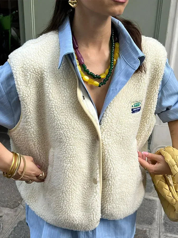 Cleo | Fleece Vest for Women