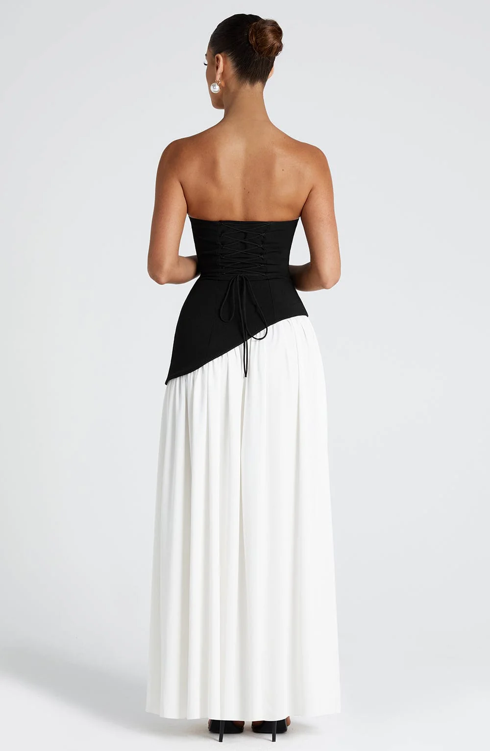 Elena | Strapless Split Maxi Dress