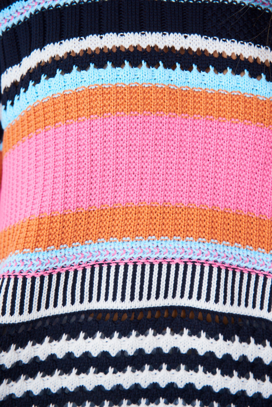 Linda | Striped Knit Top for Women