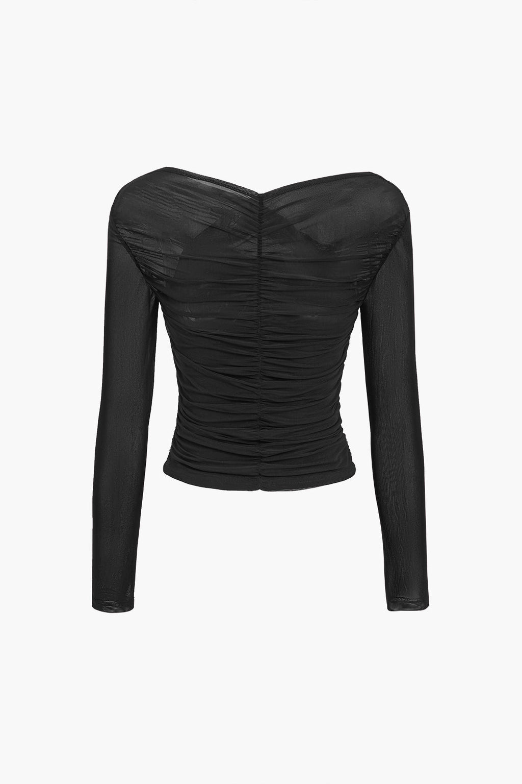 Mariangela | Mesh Long Sleeve Top for Women